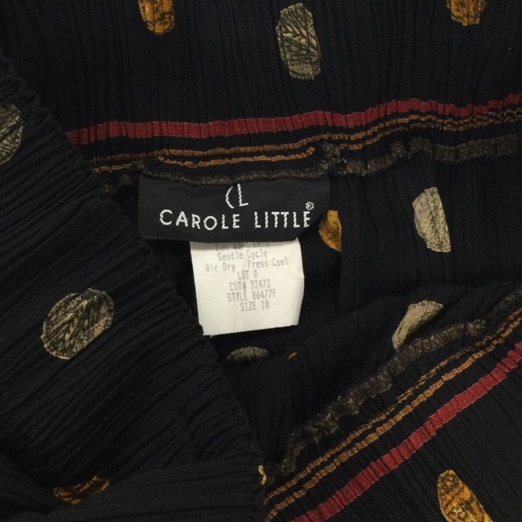 Carole Little Black and Gold Bubble Midi Skirt - Picture 6 of 6